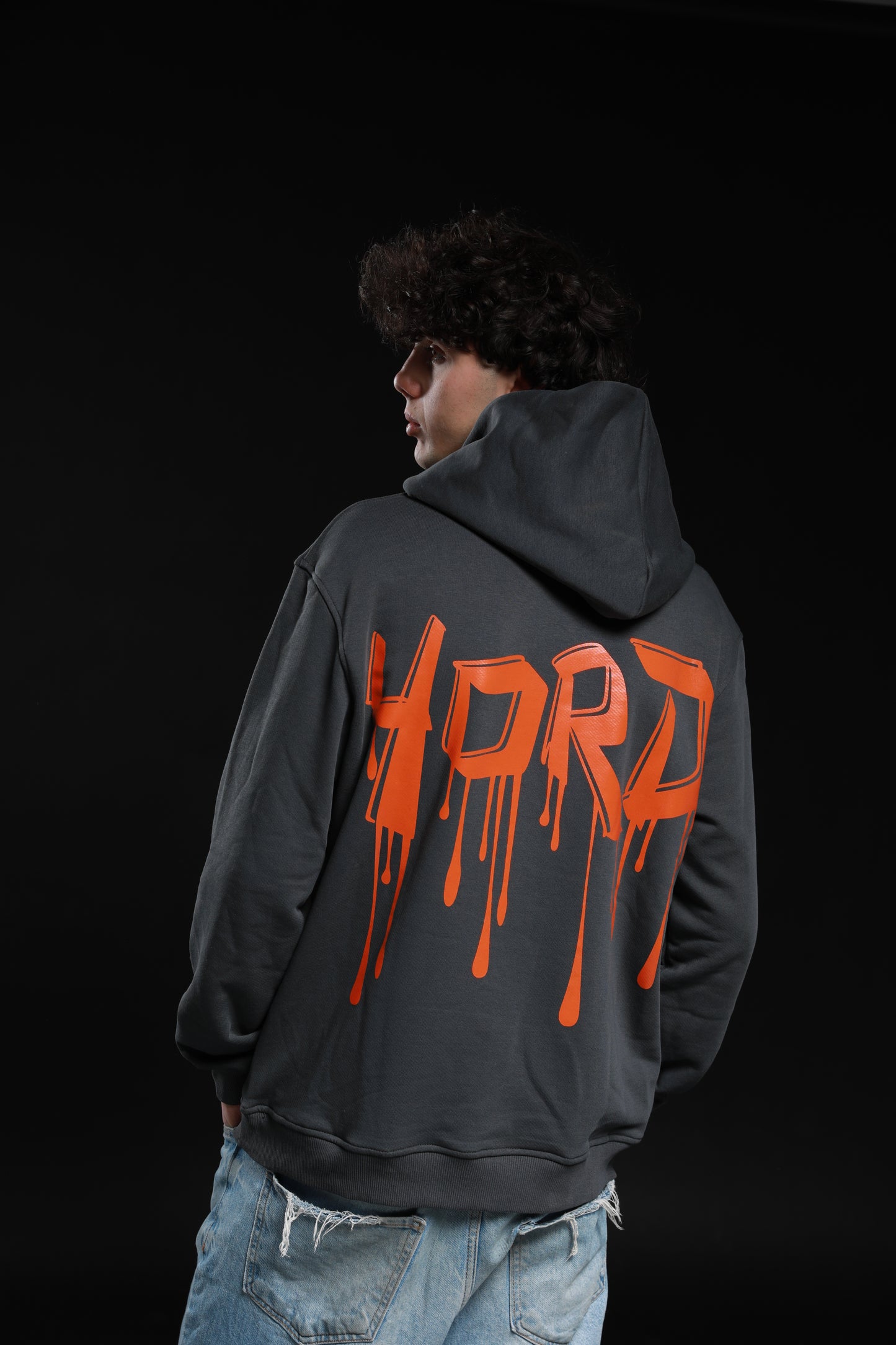 "Diamond" monogram-print cotton hoodie