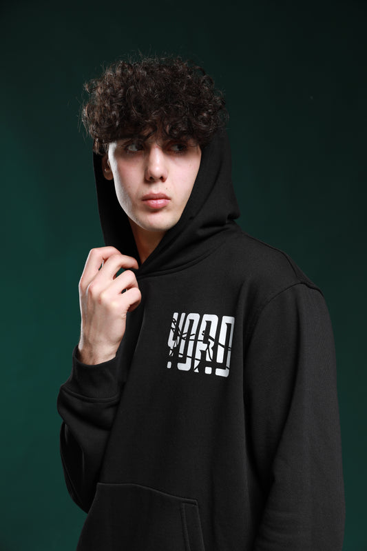 "51" logo-print cotton hoodie