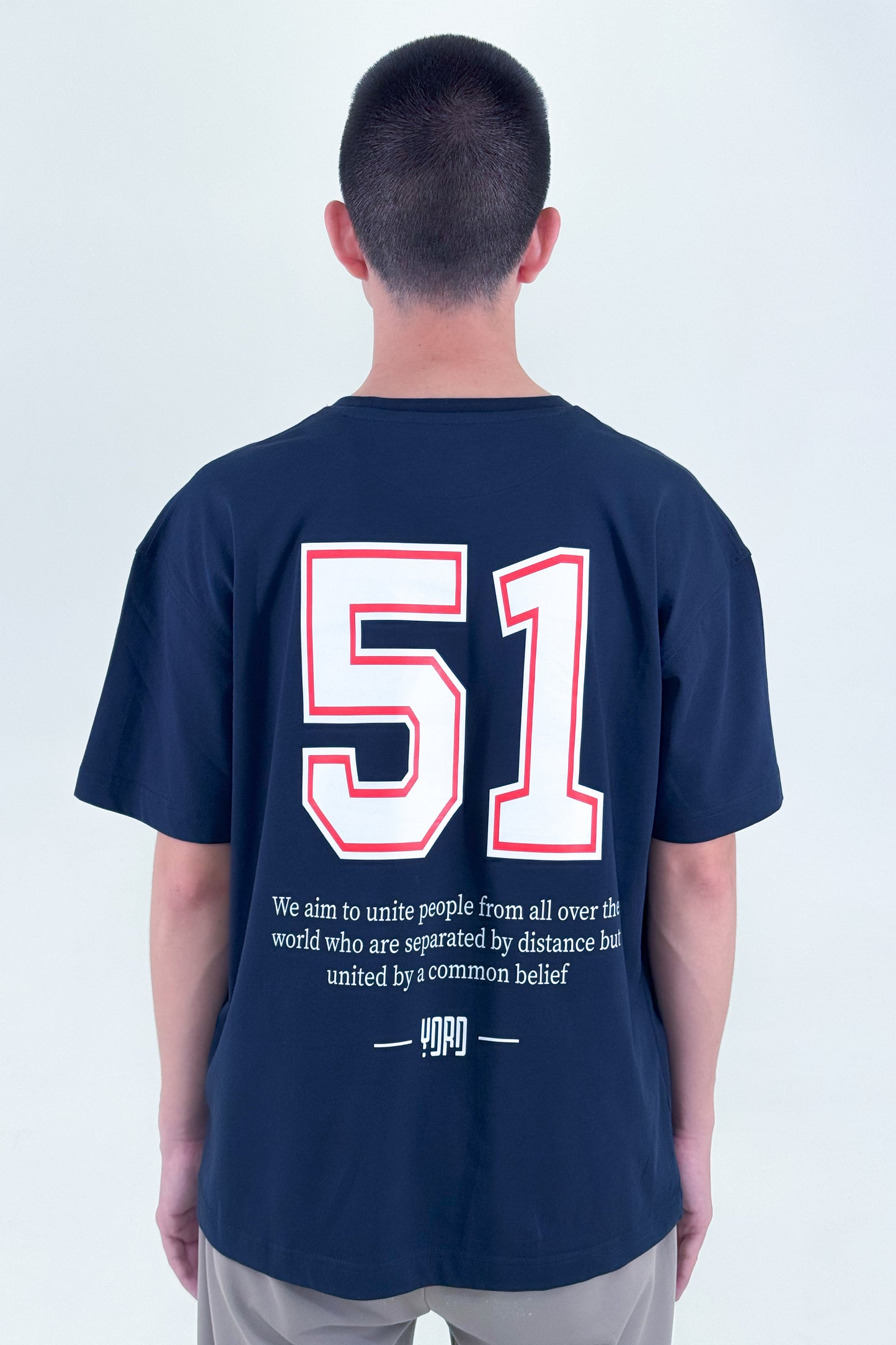 “51” Logo Cotton T-Shirt