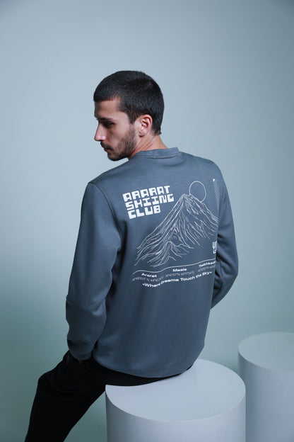 "Ararat Skiing Club" cotton sweatshirt