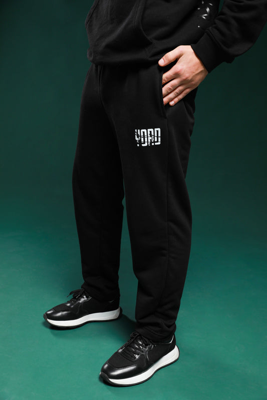 "51" logo-print cotton track pants