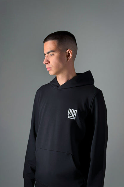 "Mona Alien" limited logo-print cotton hoodie