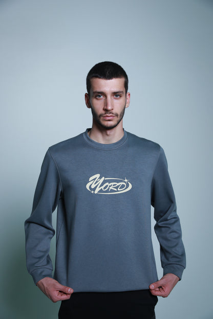 "Star" logo-print cotton sweatshirt