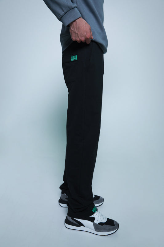 "AG" logo-print cotton track pants