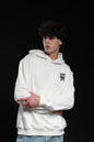 "Diamond" monogram-print cotton hoodie