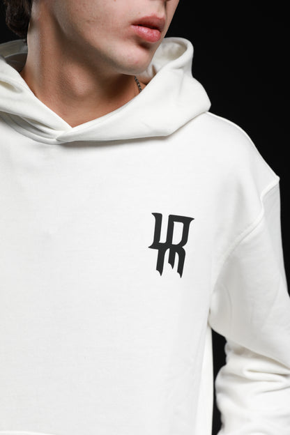 "Diamond" monogram-print cotton hoodie