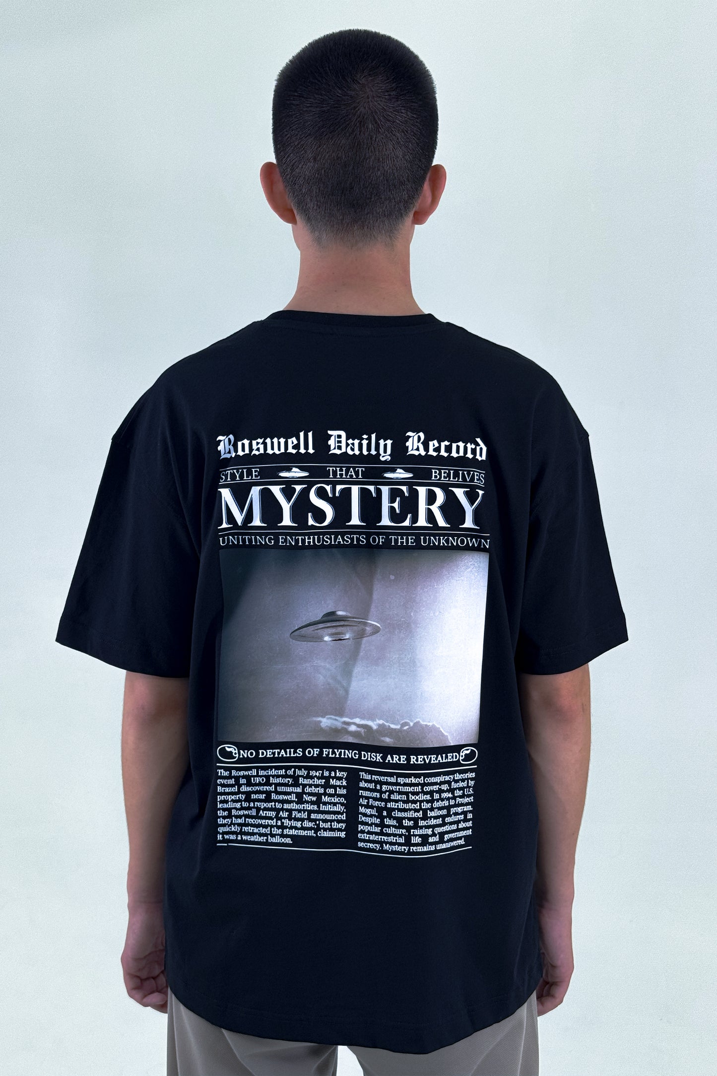 “Roswell” logo-print cotton T-shirt