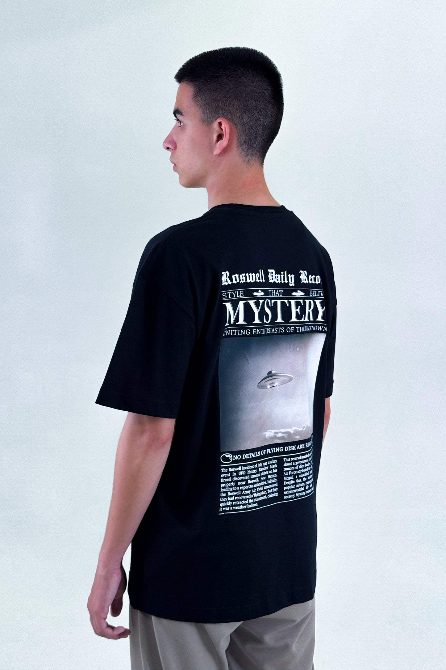 “Roswell” logo-print cotton T-shirt
